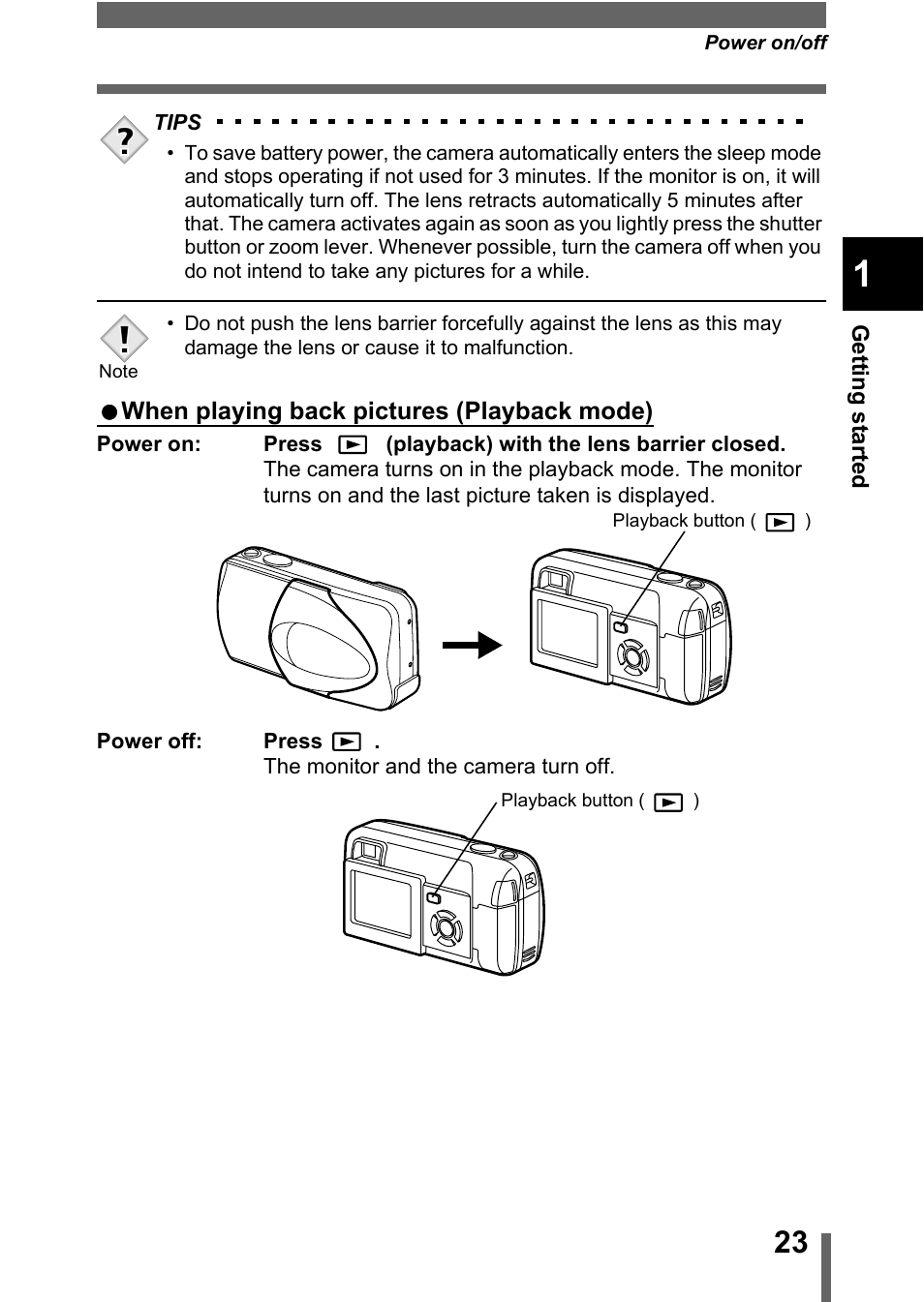 Olympus D-560 Zoom User Manual | Page 24 / 171