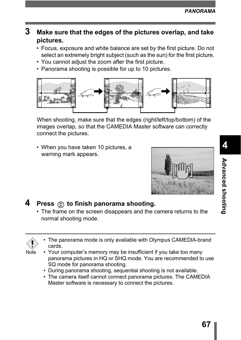 Olympus D-560 Zoom User Manual | Page 68 / 171