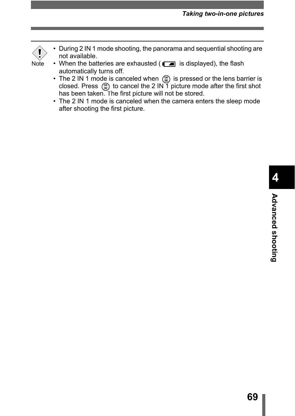 Olympus D-560 Zoom User Manual | Page 70 / 171