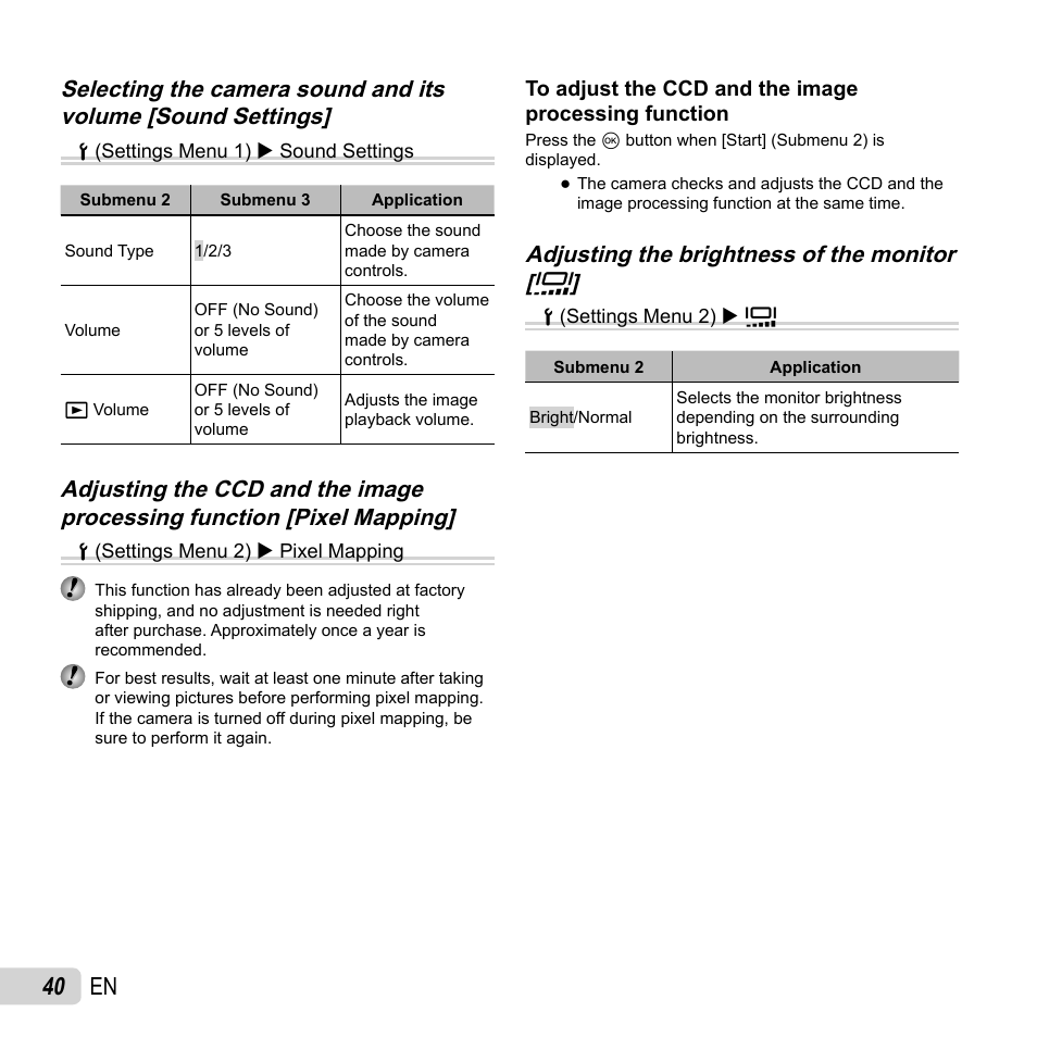 40 en | Olympus VH-210 User Manual | Page 40 / 71