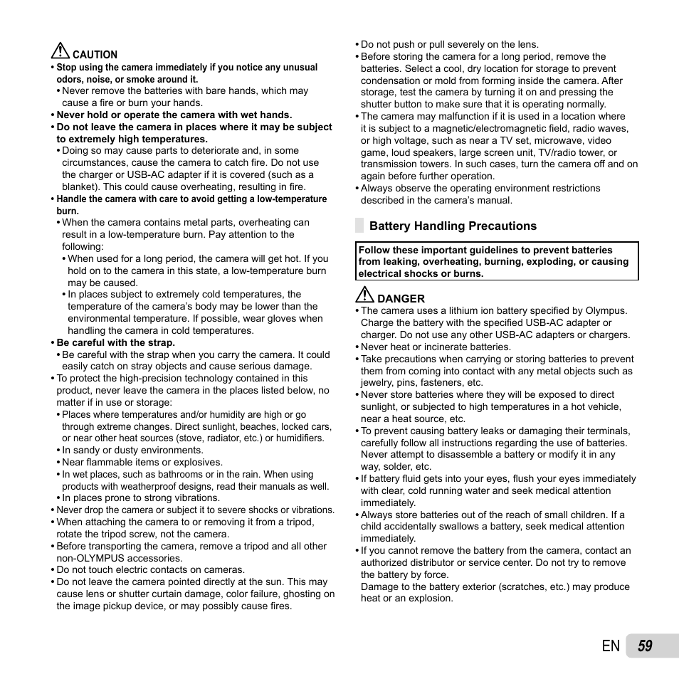 59 en | Olympus VH-210 User Manual | Page 59 / 71