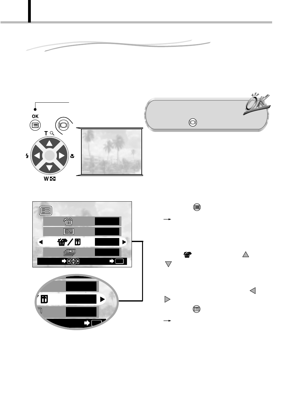 Using a new card (formatting), Using a new card, Formatting) | Operating procedure | Olympus D-100 User Manual | Page 24 / 104