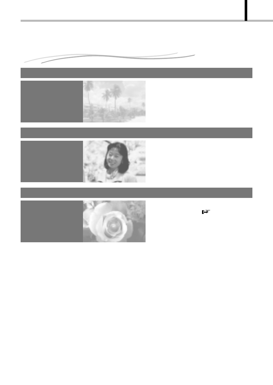 Deciding whether to use the viewfinder or monitor, According to working distance | Olympus D-100 User Manual | Page 35 / 104