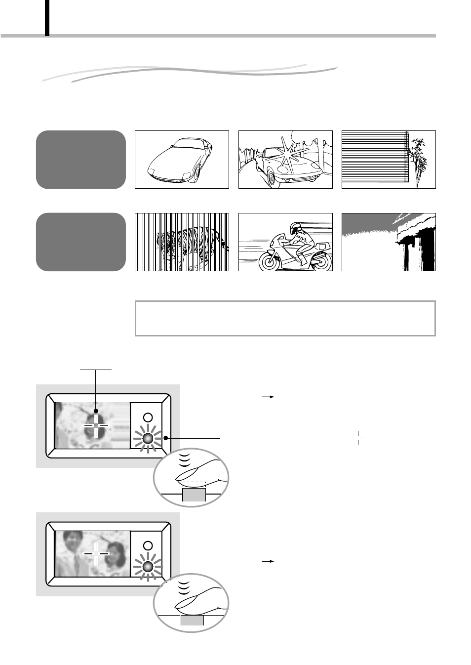 If correct focus cannot be obtained (focus lock), If correct focus cannot be obtained, Focus lock) | Operating procedure of focus lock | Olympus D-100 User Manual | Page 40 / 104
