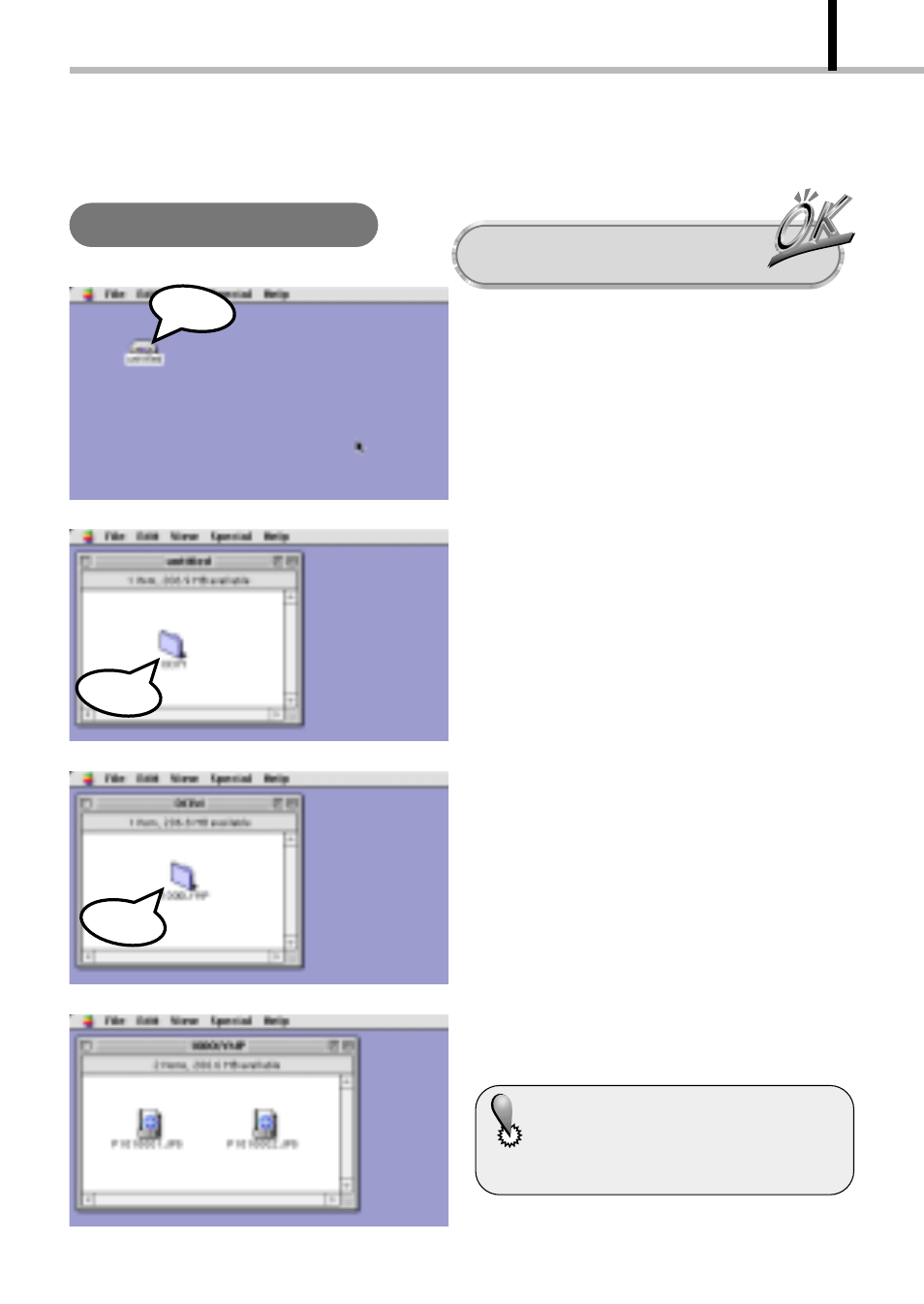 When using a macintosh with os9 | Olympus D-100 User Manual | Page 85 / 104
