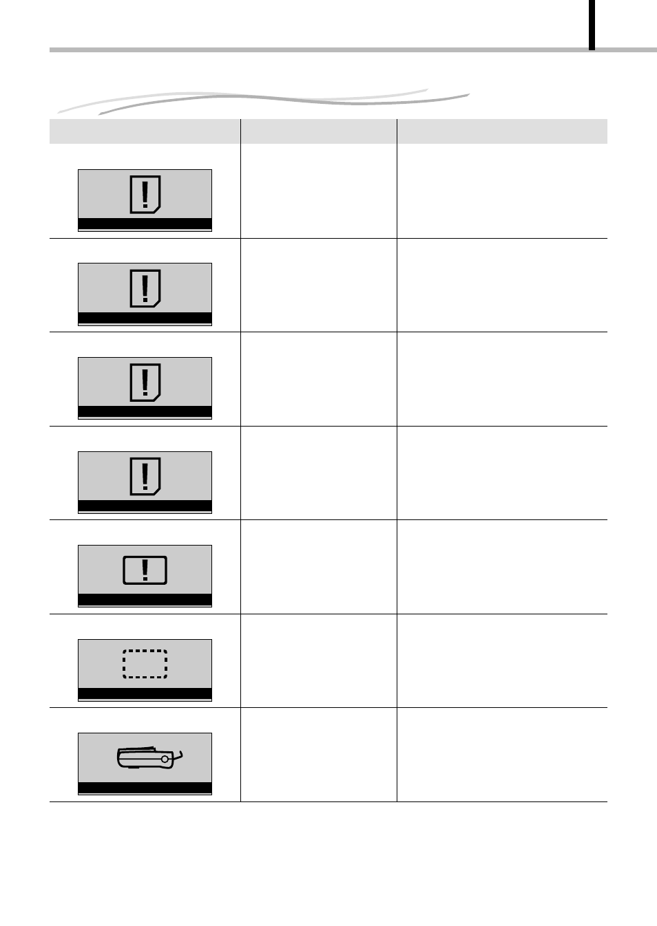 If an alarm message is displayed | Olympus D-100 User Manual | Page 89 / 104