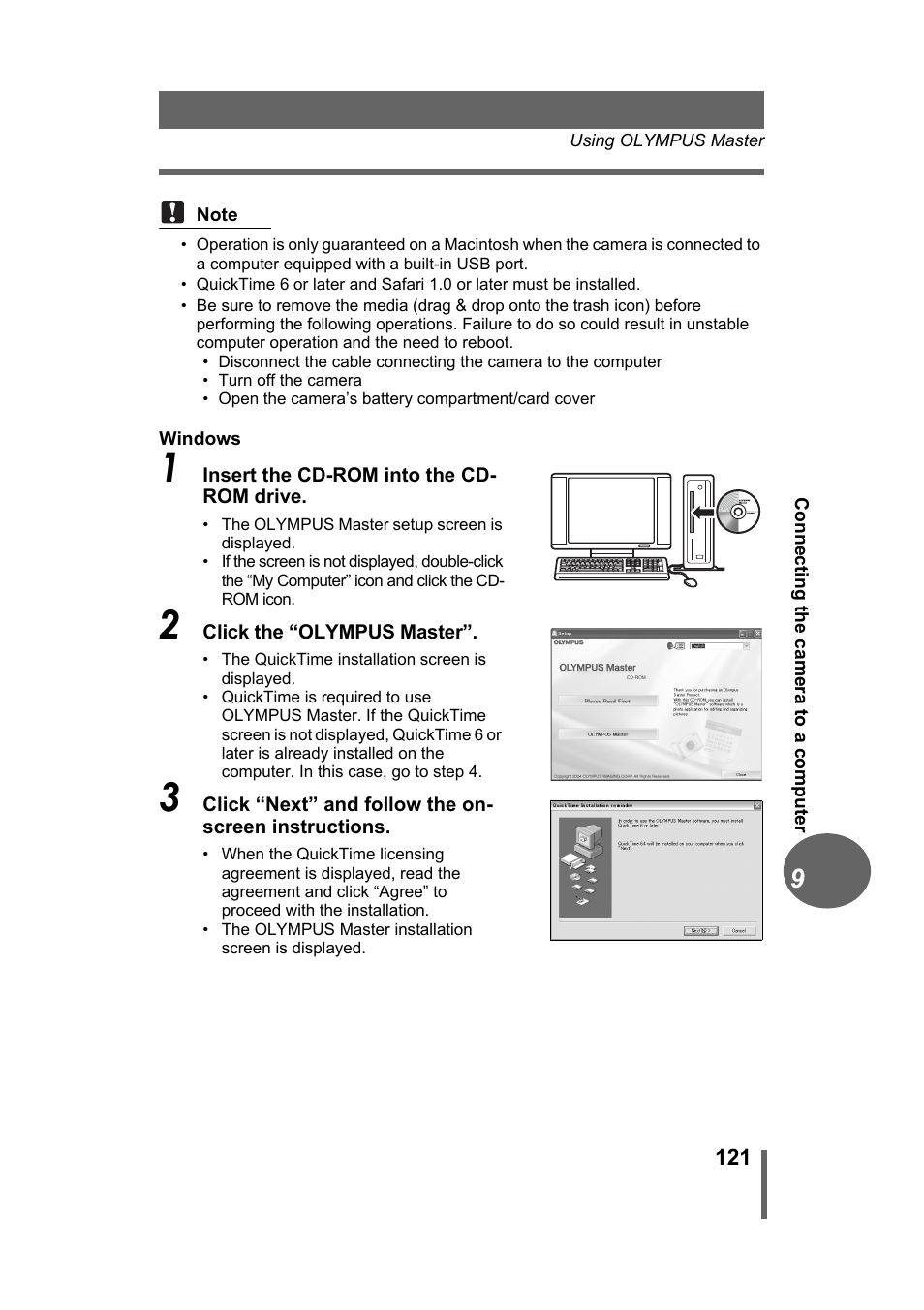 Olympus Stylus 500 Digital User Manual | Page 121 / 170