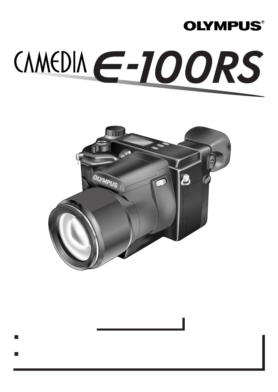 Olympus E-100 RS User Manual | 220 pages