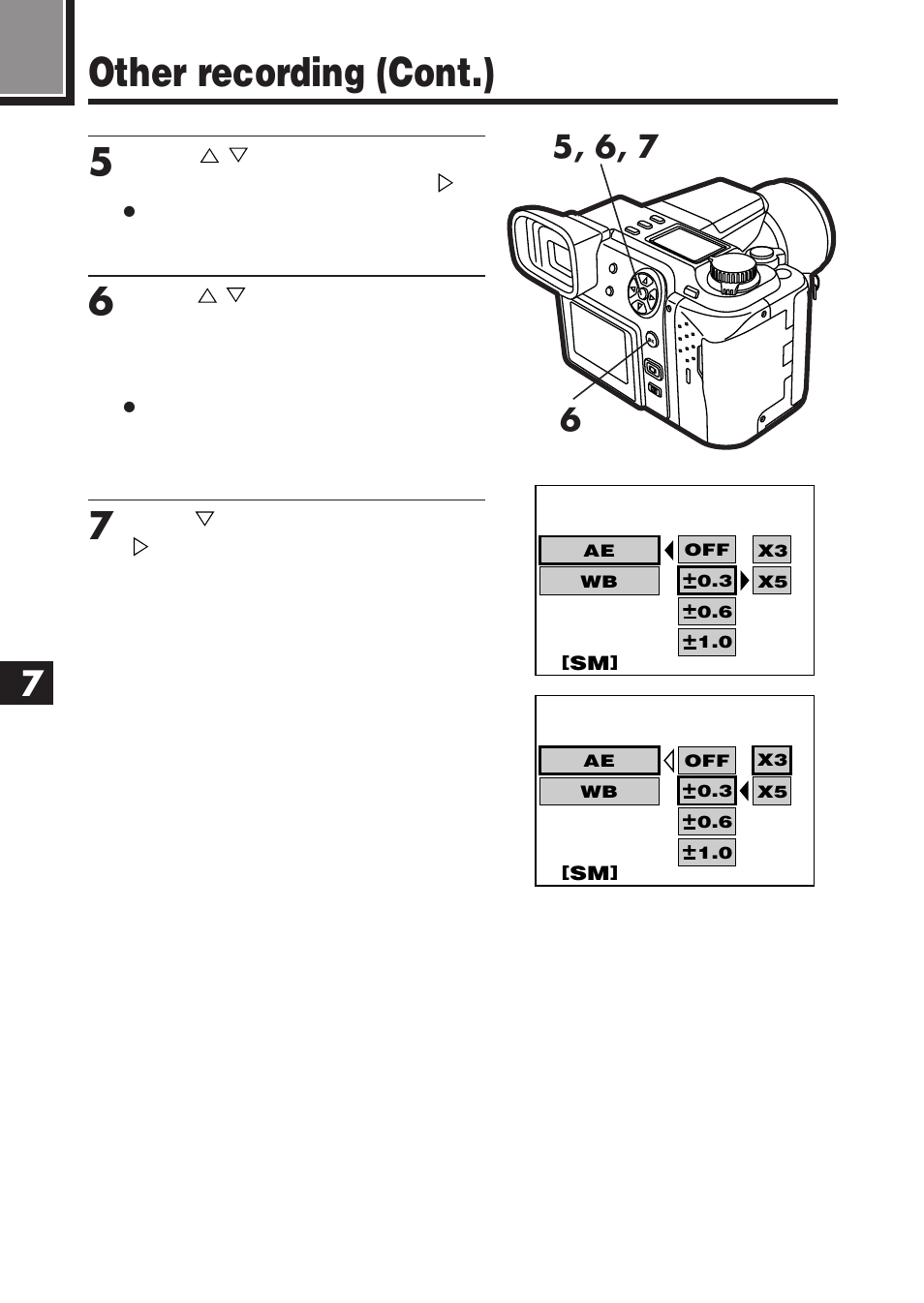 Other recording (cont.) | Olympus E-100 RS User Manual | Page 140 / 220