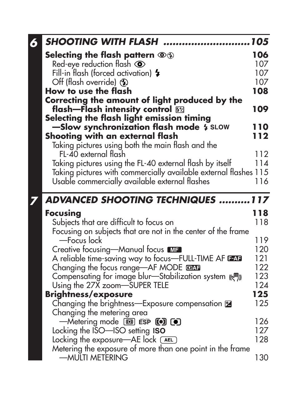 Olympus E-100 RS User Manual | Page 7 / 220