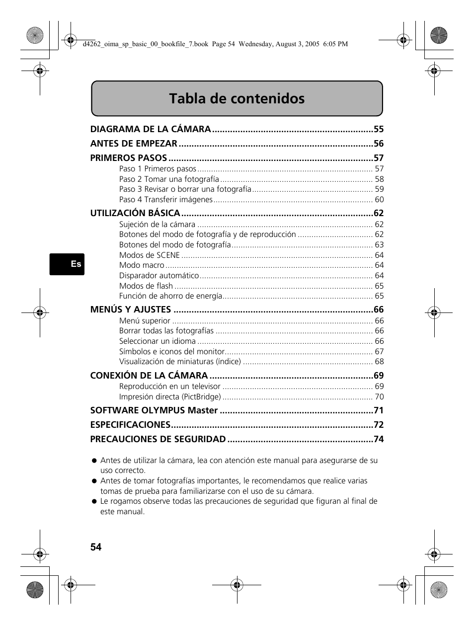 Olympus Stylus 600 Digital User Manual | Page 54 / 84
