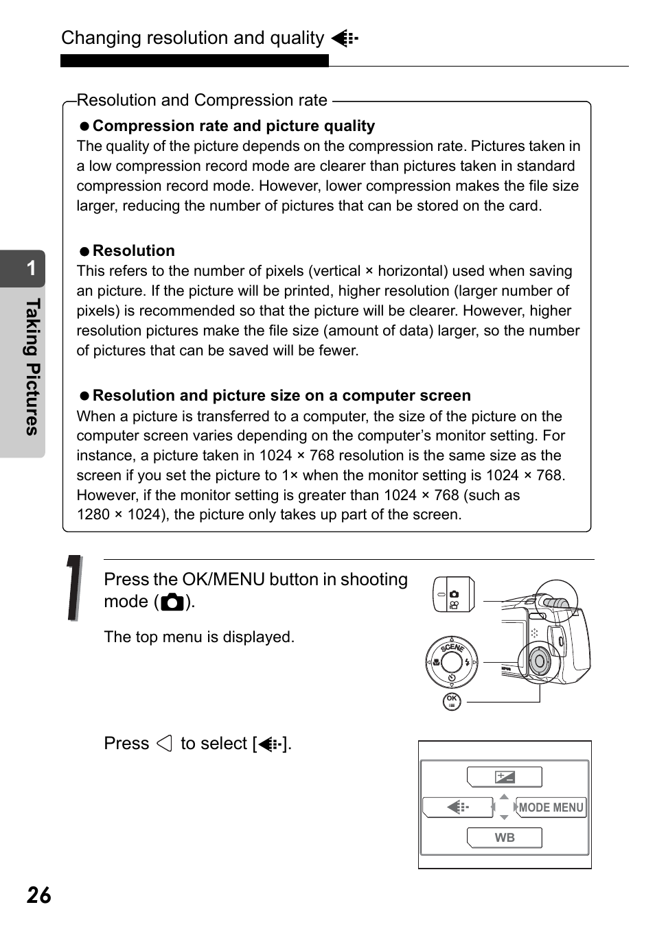 Olympus Stylus Verve User Manual | Page 26 / 192