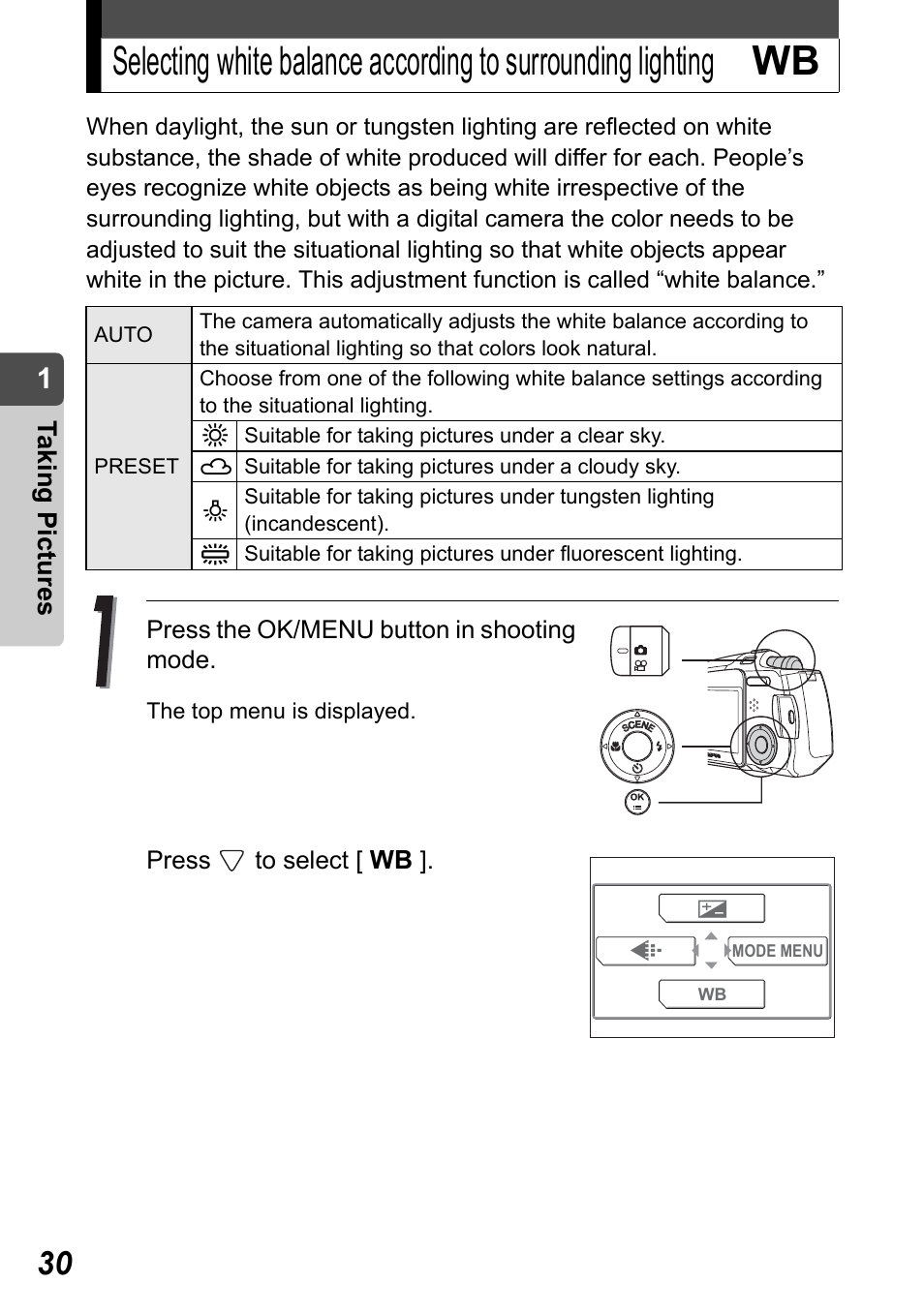 Olympus Stylus Verve User Manual | Page 30 / 192