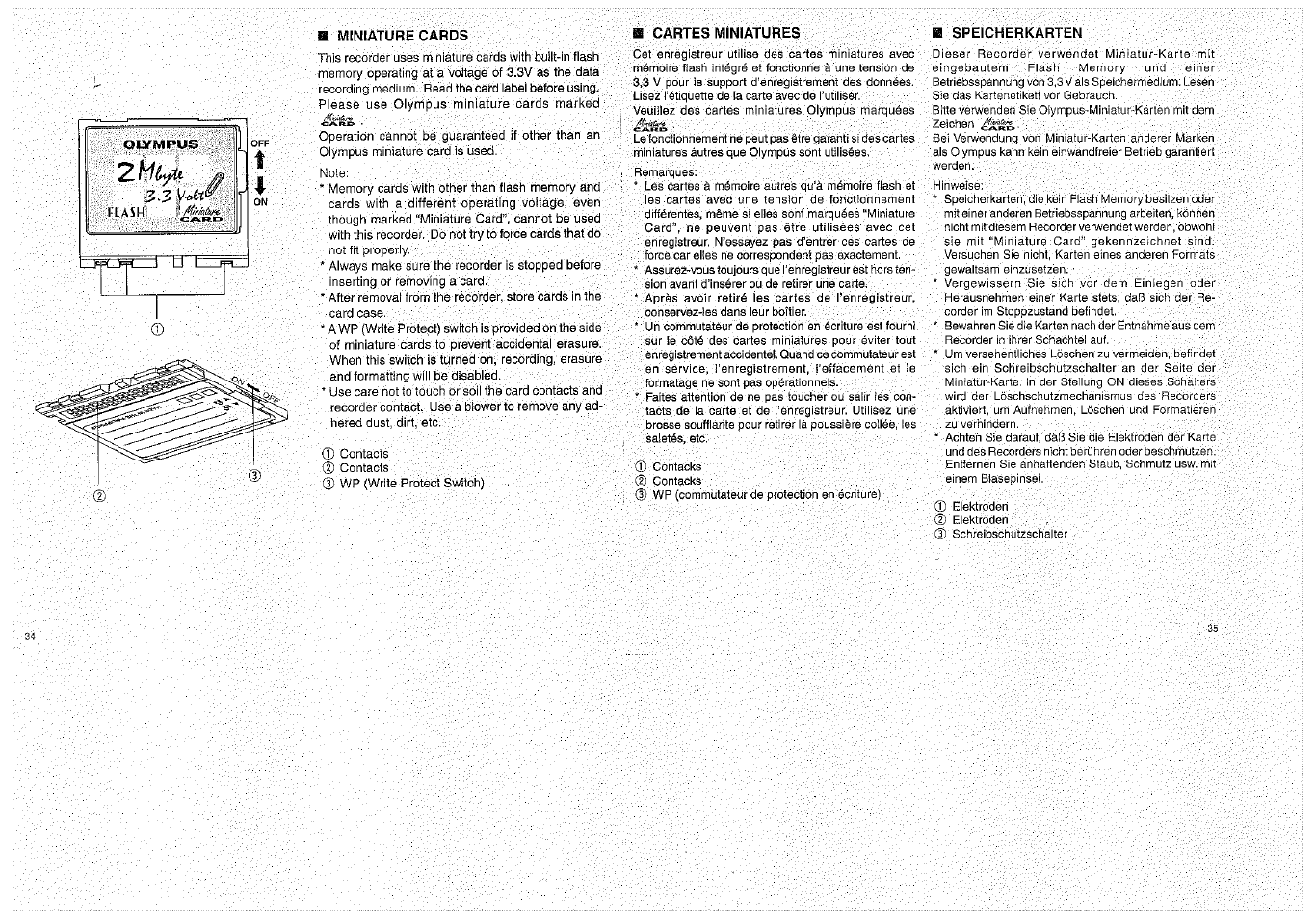 Olympus D-1000 Digital Voice Recorder User Manual | Page 18 / 44
