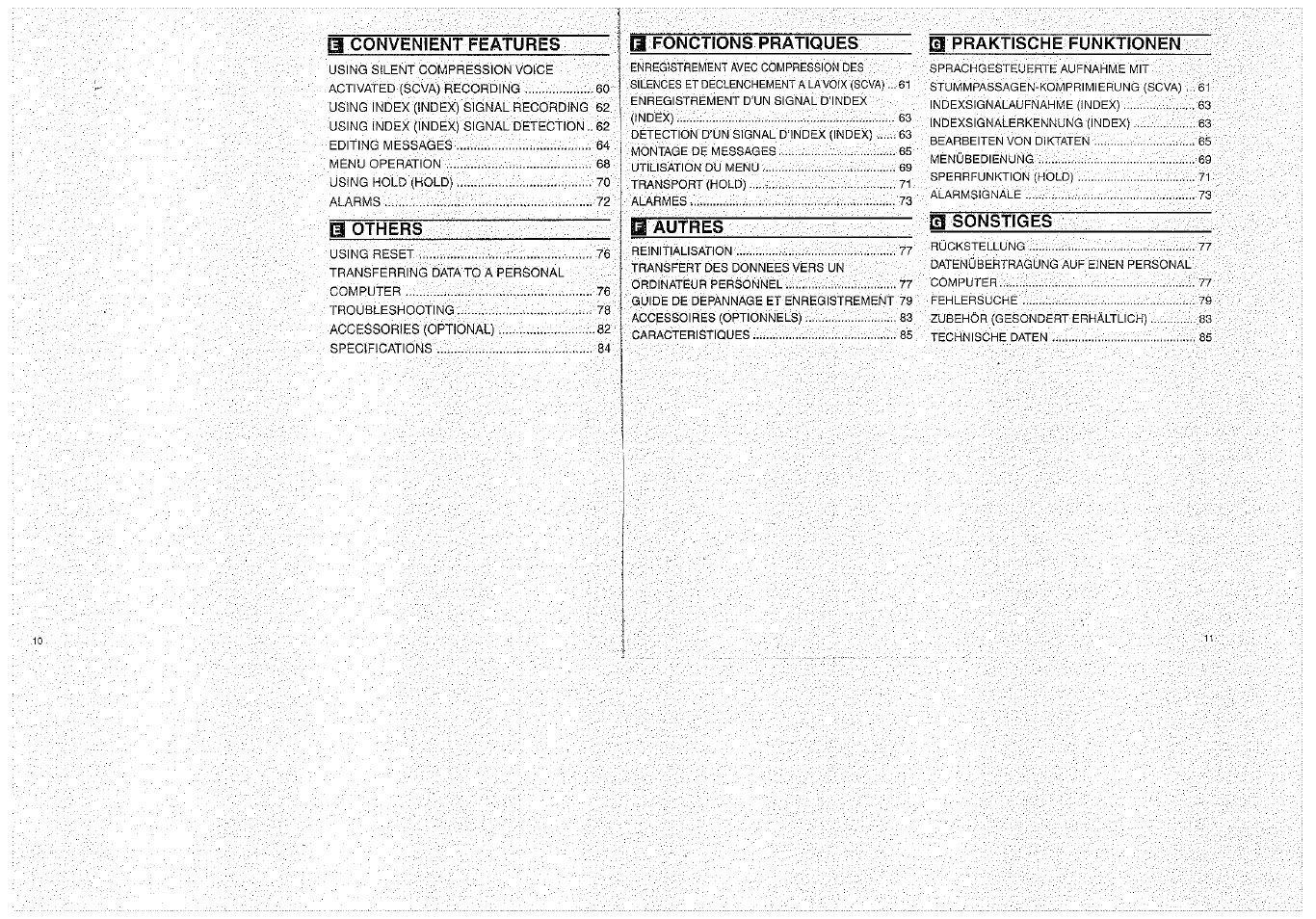 Olympus D-1000 Digital Voice Recorder User Manual | Page 6 / 44