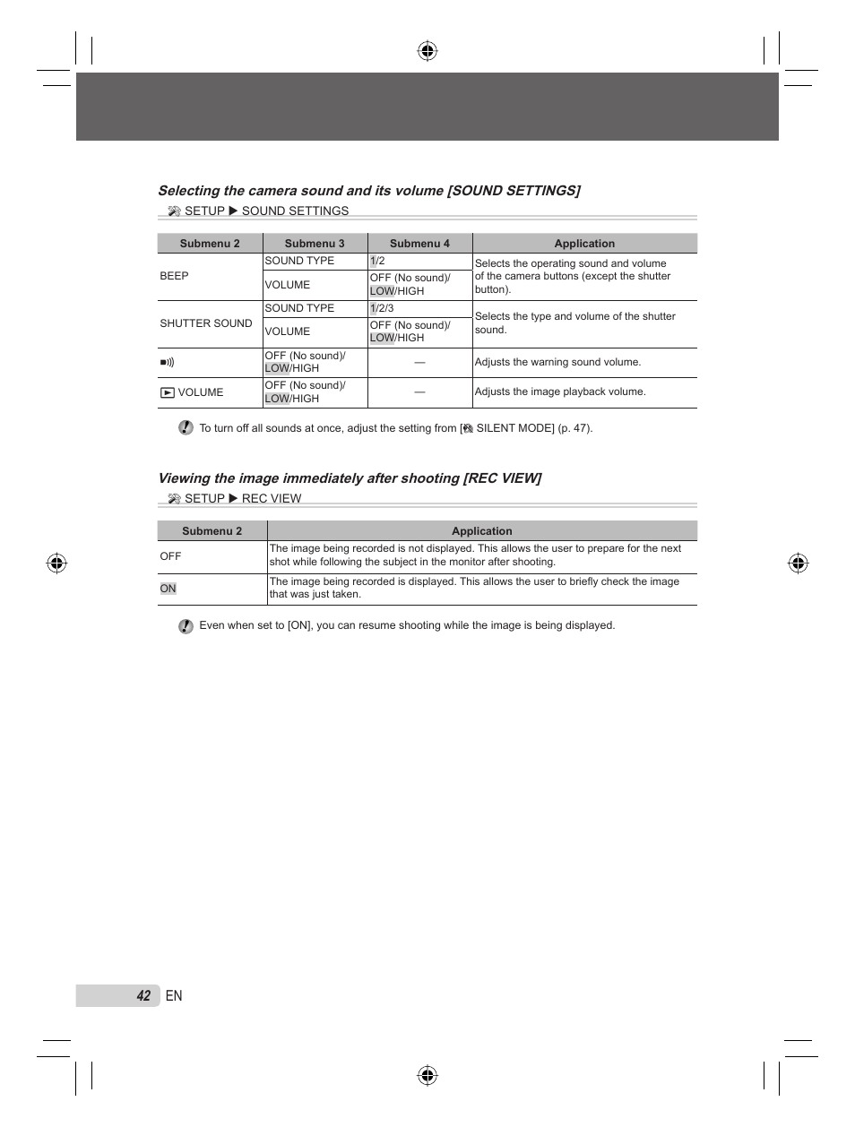 Olympus STYLUS TOUGH-6000 User Manual | Page 42 / 86