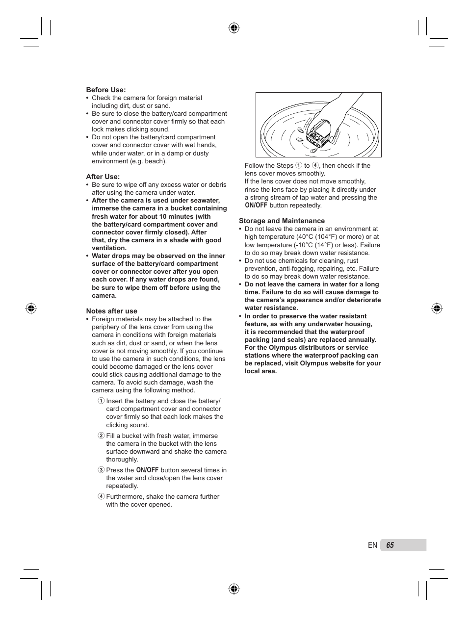 Olympus STYLUS TOUGH-6000 User Manual | Page 65 / 86