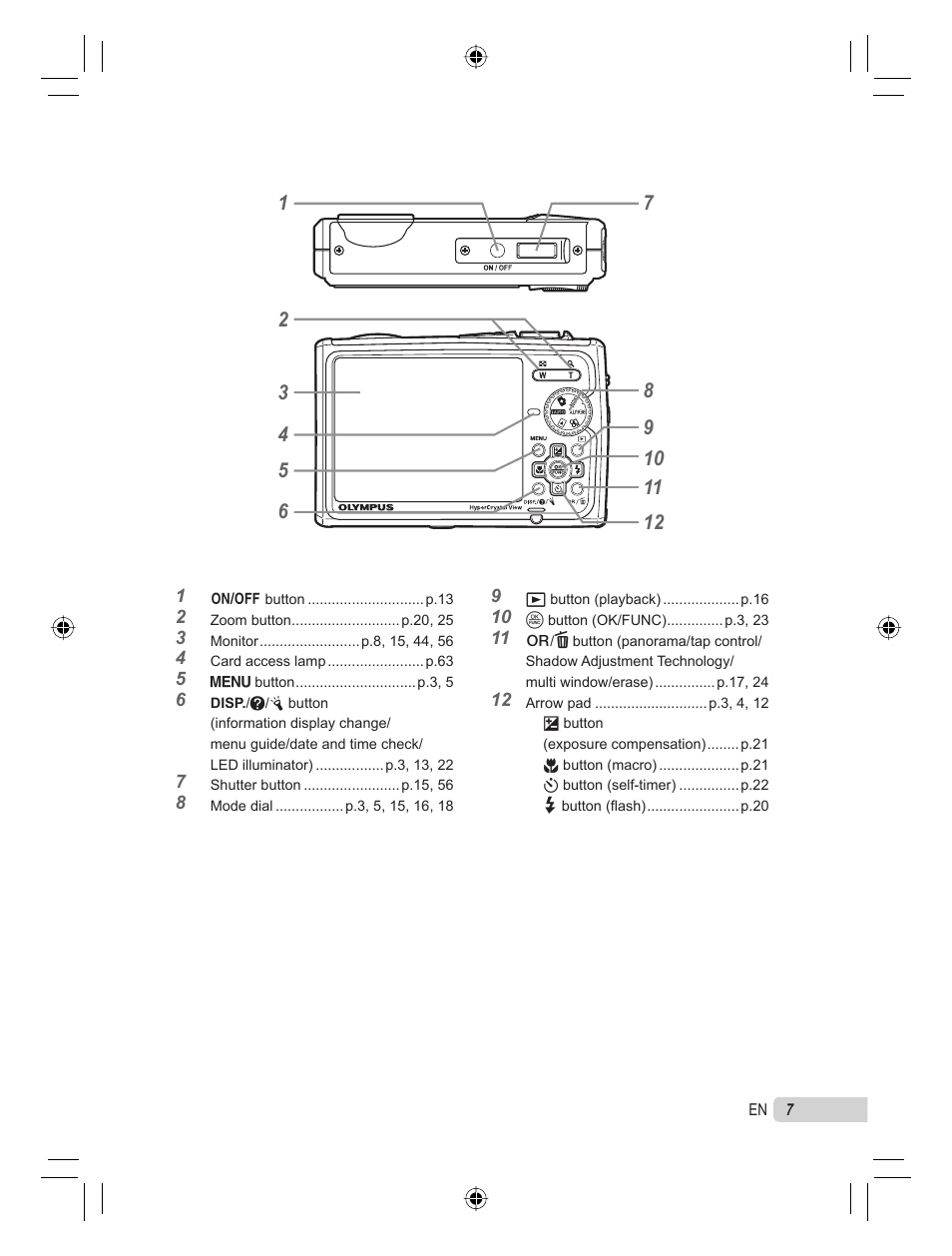 Olympus STYLUS TOUGH-6000 User Manual | Page 7 / 86