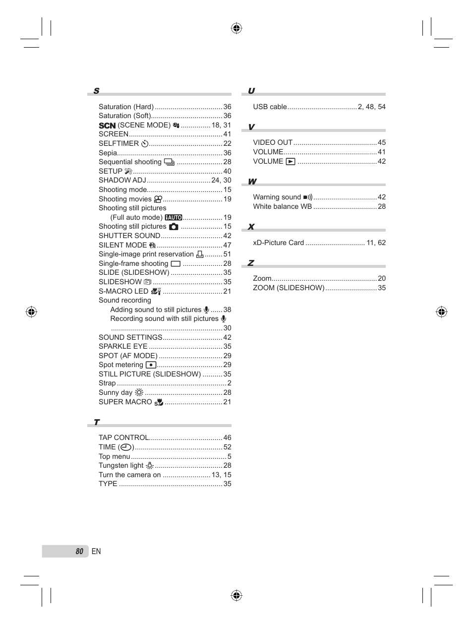 Olympus STYLUS TOUGH-6000 User Manual | Page 80 / 86