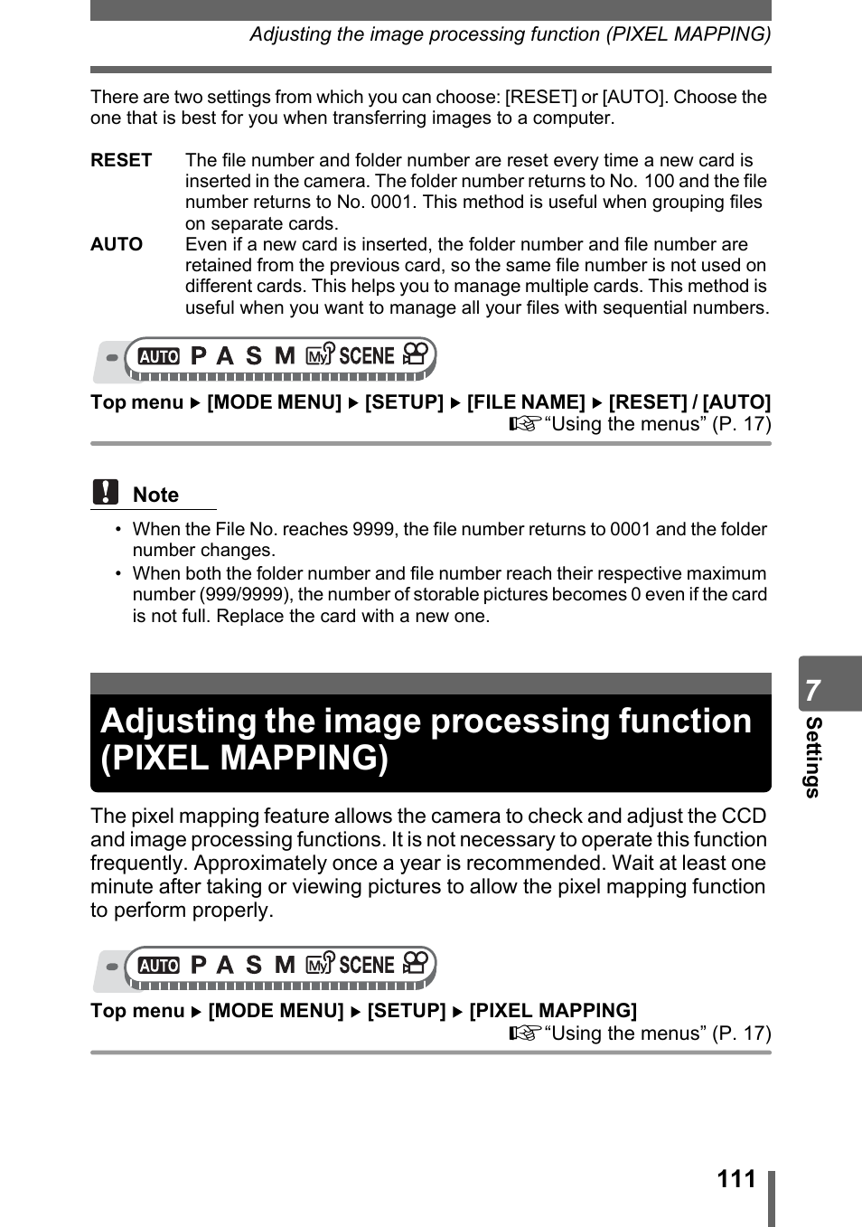 Olympus SP-320 User Manual | Page 111 / 191