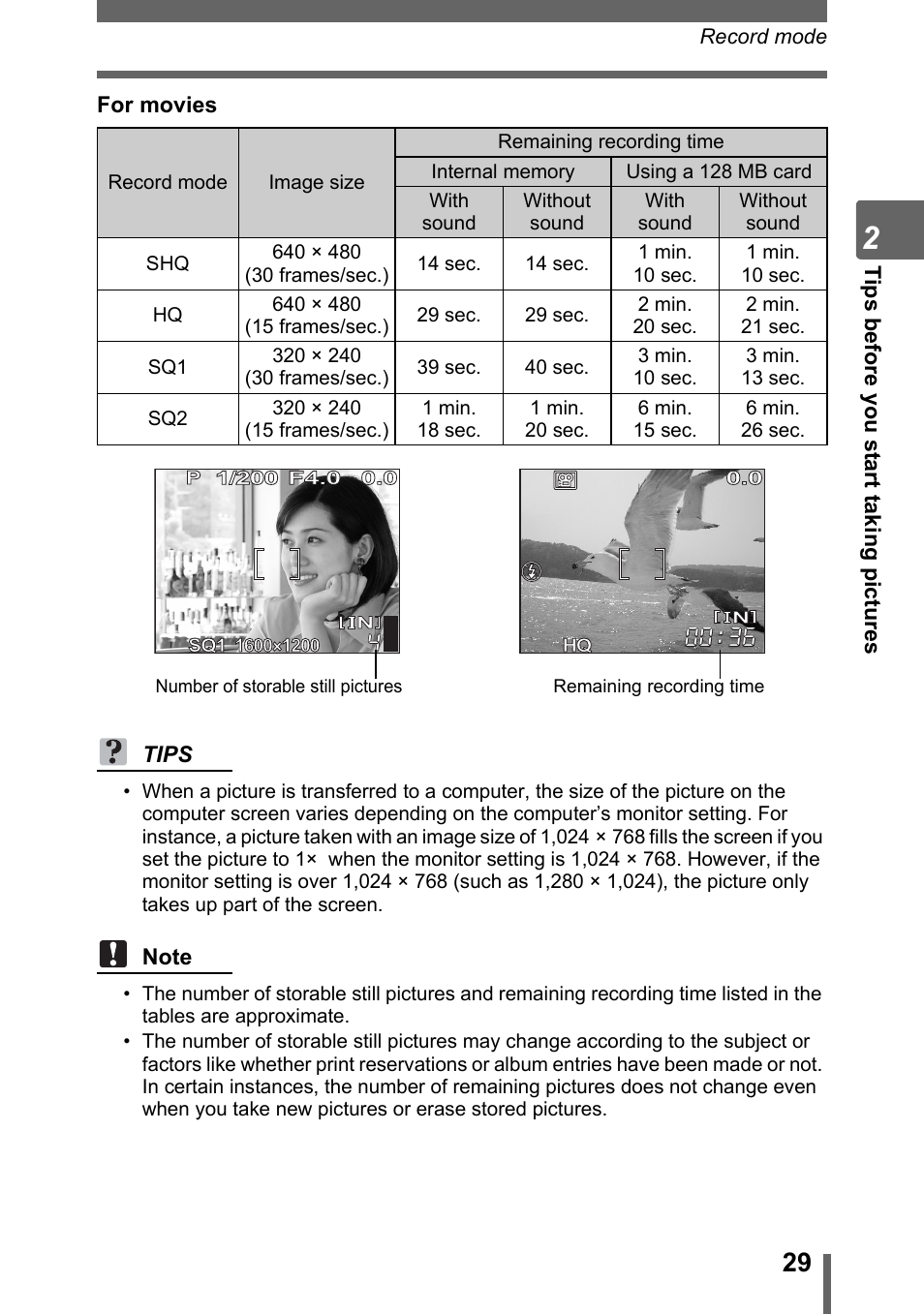 Olympus SP-320 User Manual | Page 29 / 191