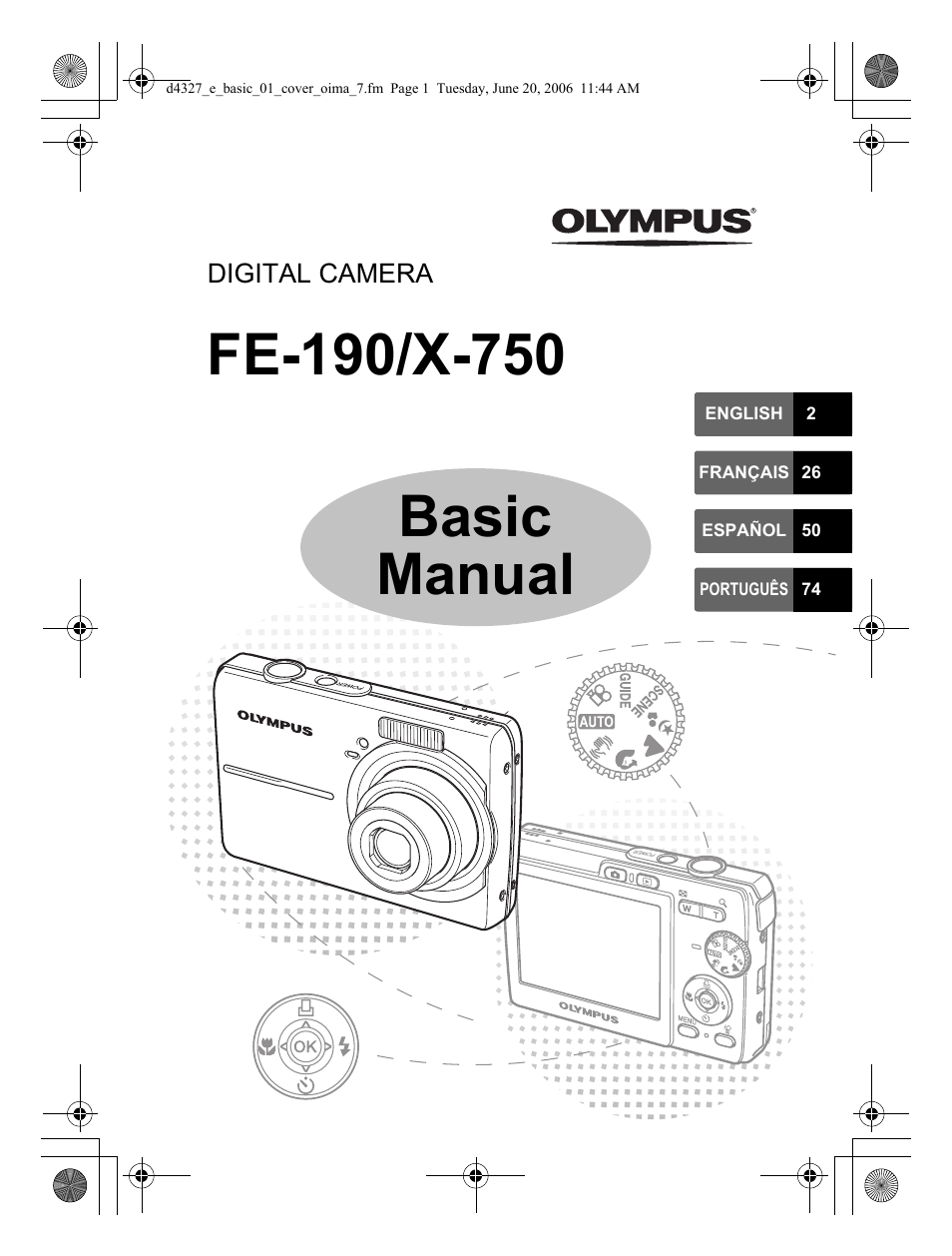 Olympus FE-190 User Manual | 100 pages