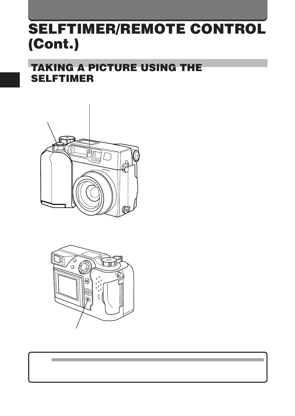 Selftimer/remote control (cont.), 78 taking a picture using the selftimer | Olympus C-3000 Zoom User Manual | Page 3 / 75