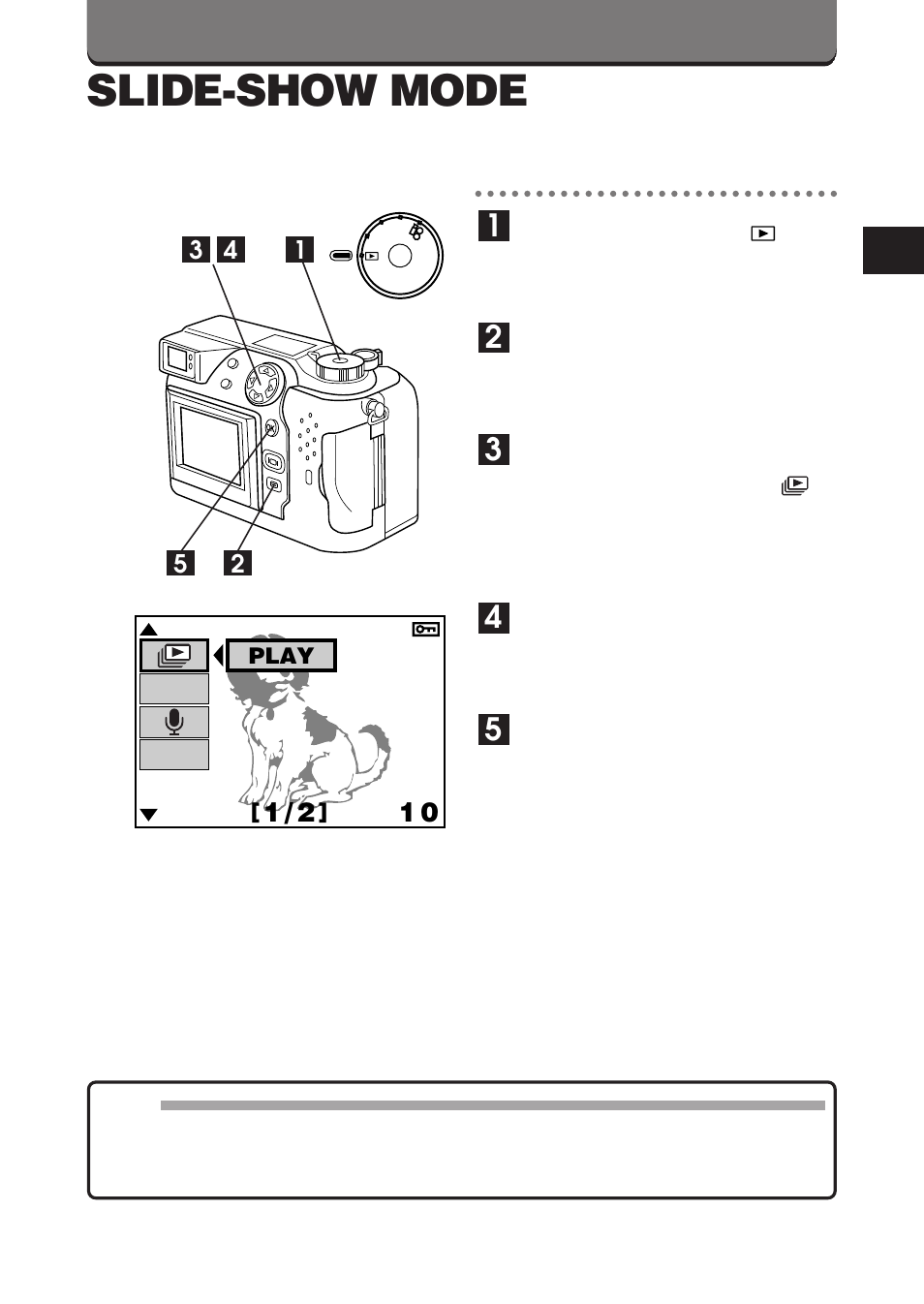 Slide-show mode | Olympus C-3000 Zoom User Manual | Page 40 / 75