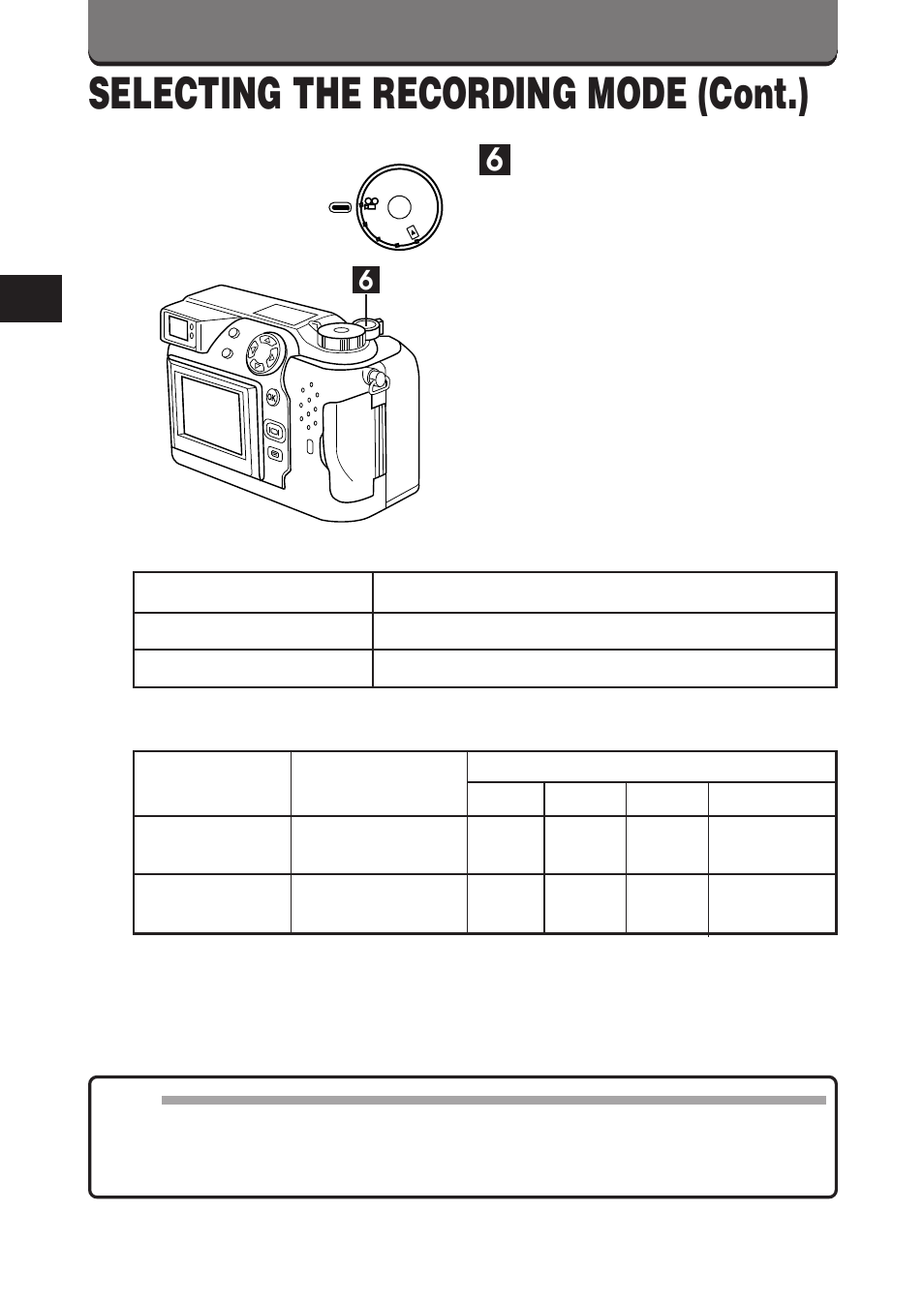 Selecting the recording mode (cont.) | Olympus C-3000 Zoom User Manual | Page 75 / 75