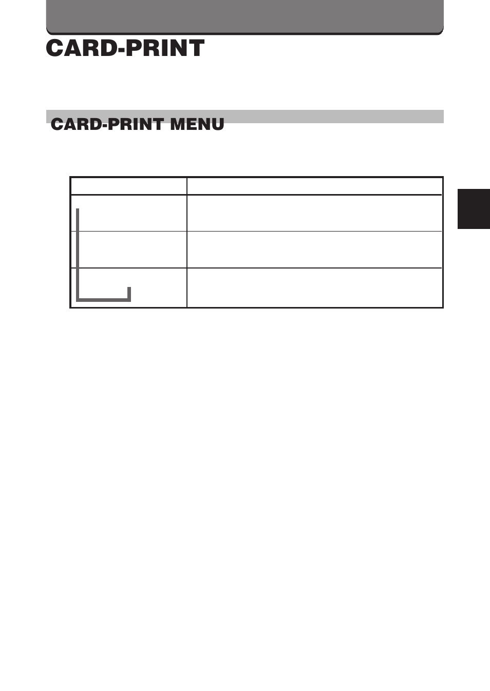 Card-print, Card-print menu | Olympus D-460 Zoom User Manual | Page 103 / 138