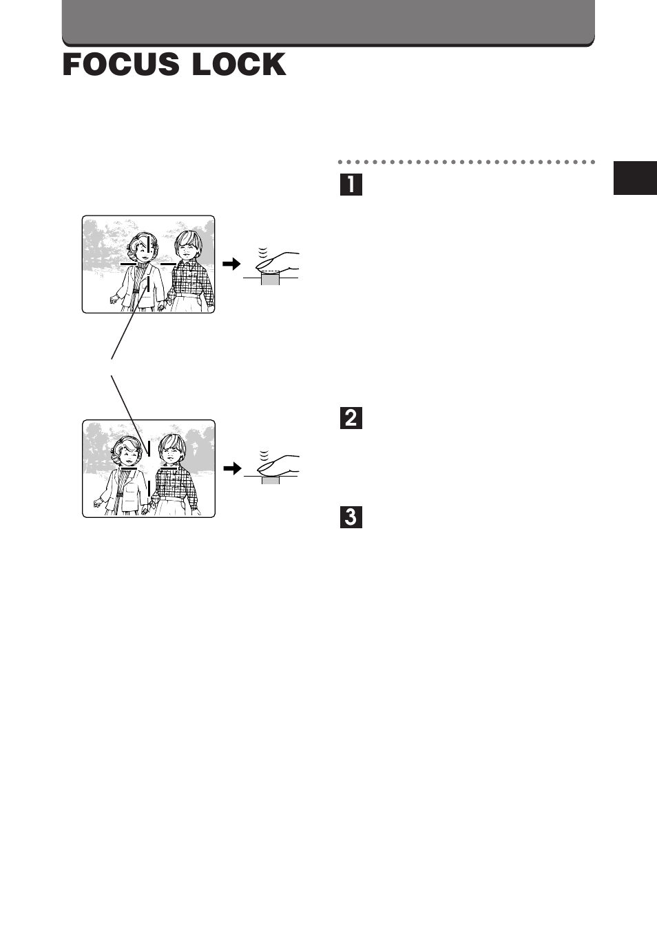 Focus lock | Olympus D-460 Zoom User Manual | Page 47 / 138