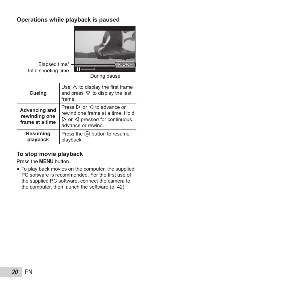 20 en | Olympus VR-370 User Manual | Page 20 / 78