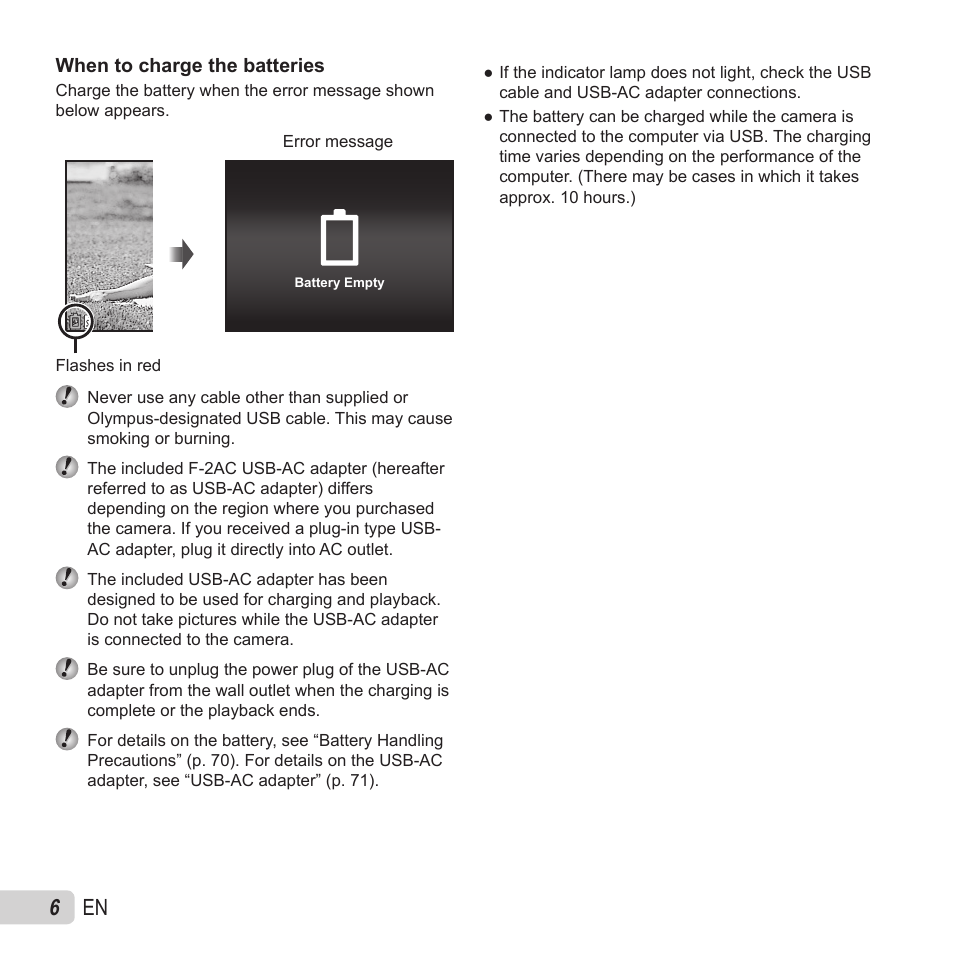 6 en | Olympus VR-370 User Manual | Page 6 / 78