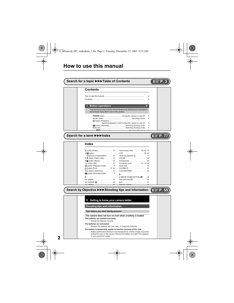 Olympus FE-130 User Manual | Page 2 / 80