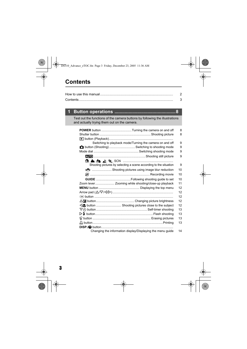 Olympus FE-130 User Manual | Page 3 / 80