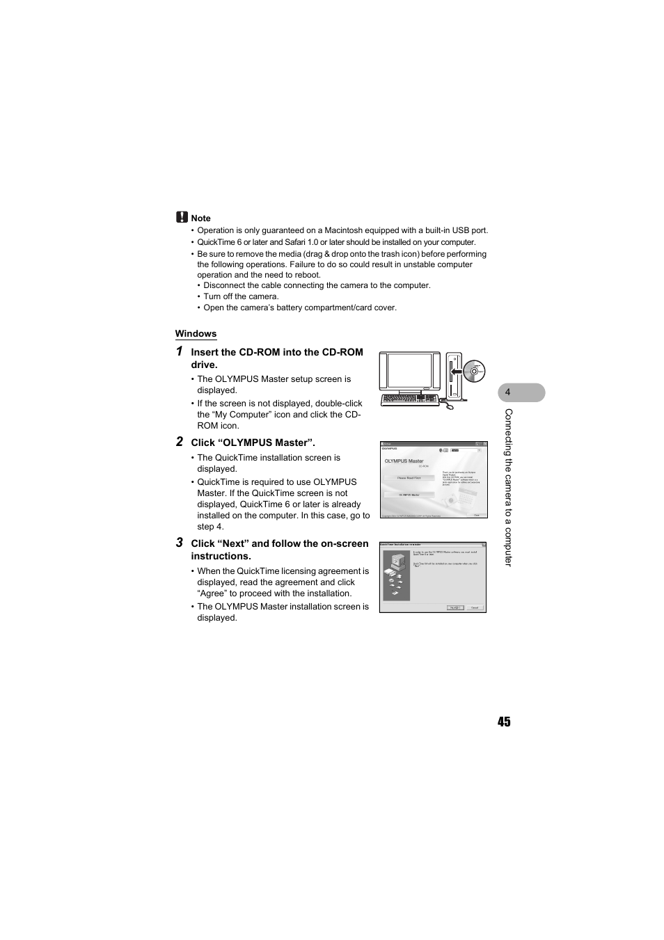 Olympus FE-130 User Manual | Page 45 / 80