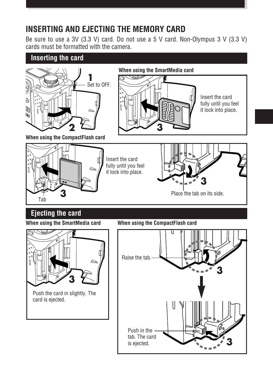 Olympus E-100 RS User Manual | Page 17 / 172