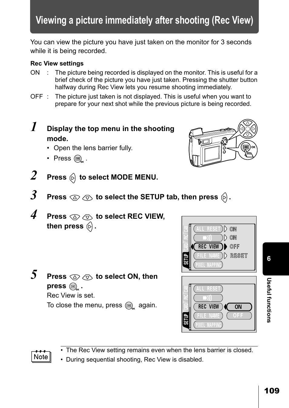 P.109 | Olympus D-550 Zoom User Manual | Page 110 / 178