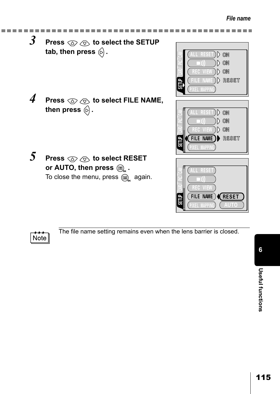 Olympus D-550 Zoom User Manual | Page 116 / 178