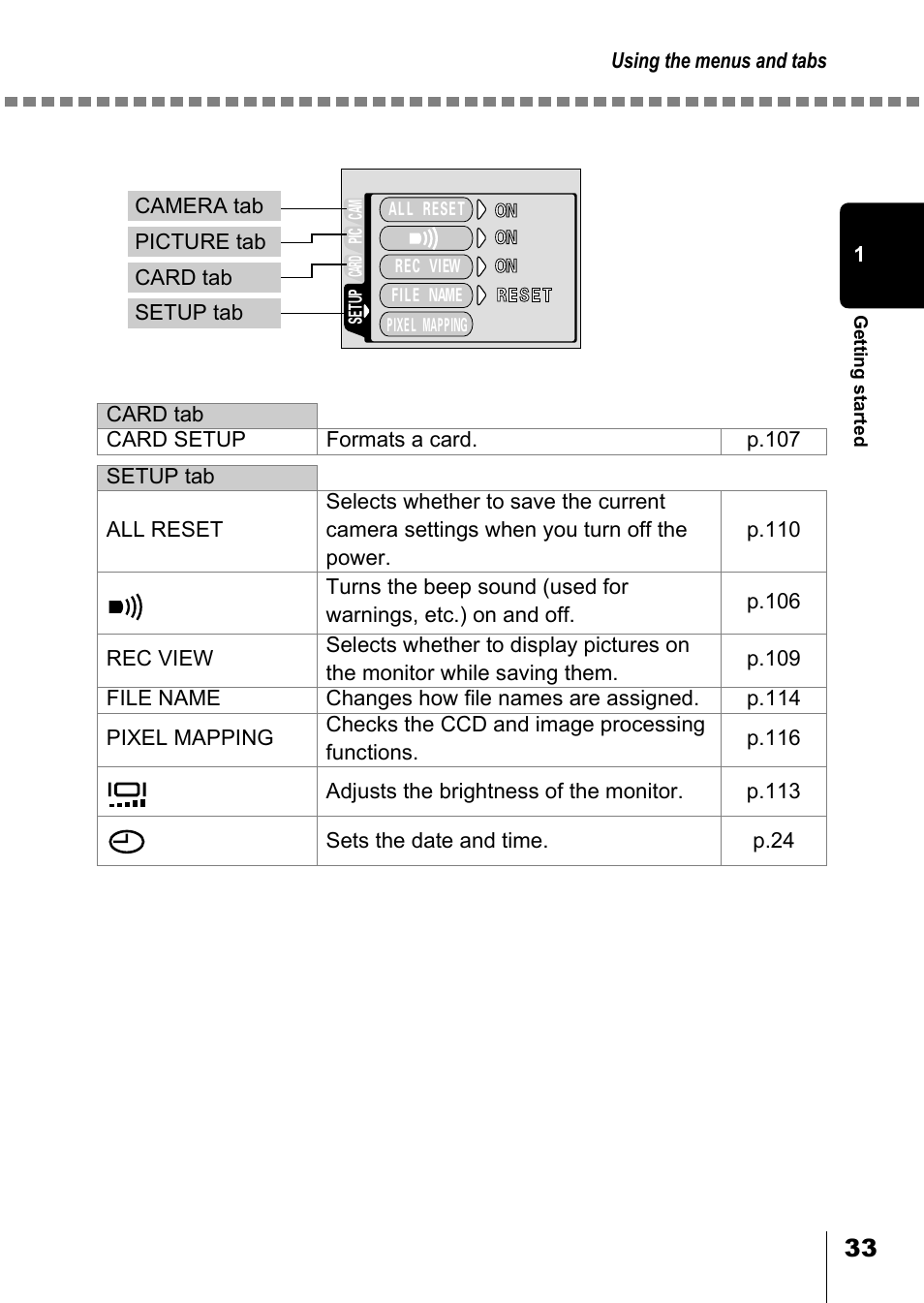 Olympus D-550 Zoom User Manual | Page 34 / 178