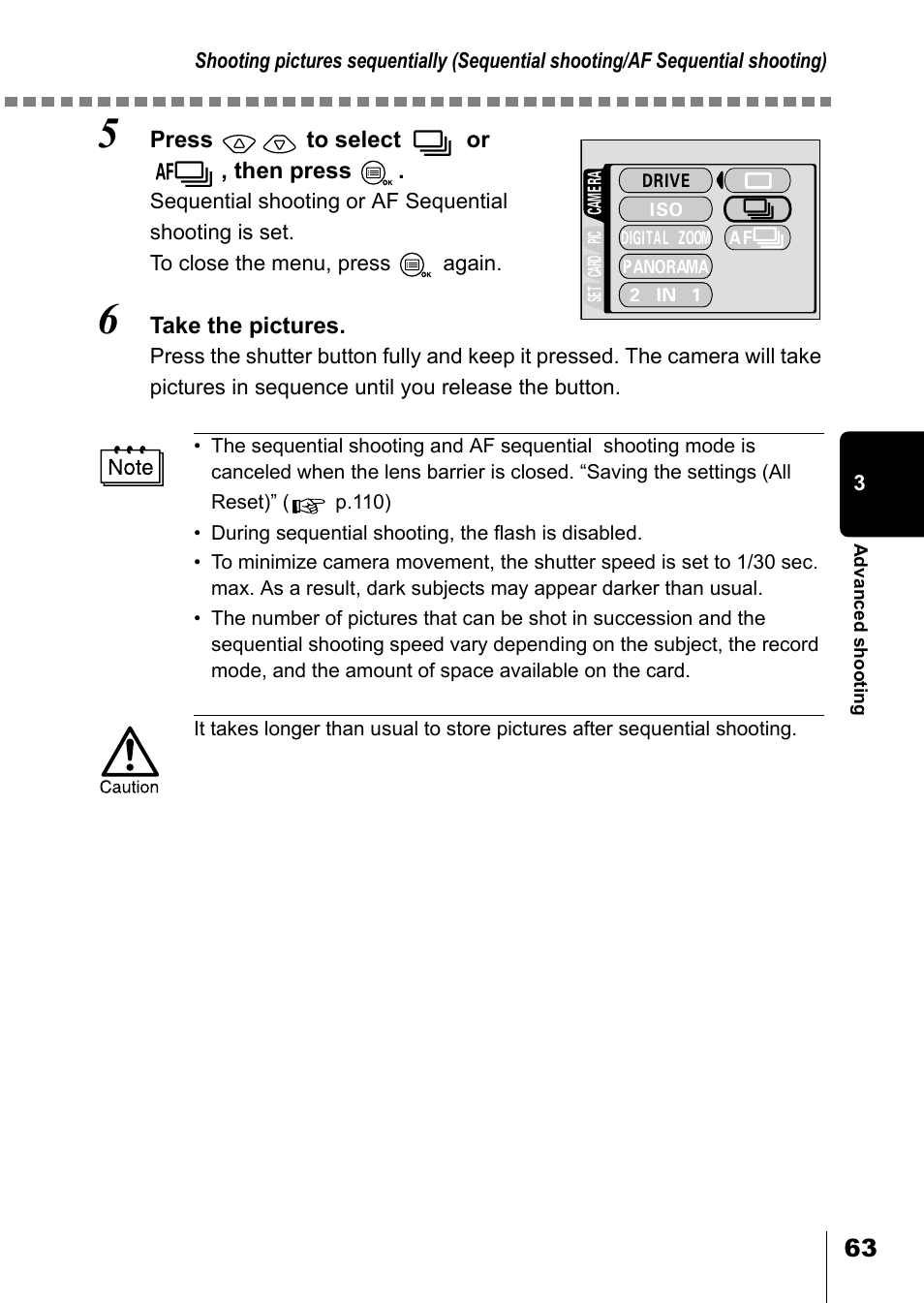 Olympus D-550 Zoom User Manual | Page 64 / 178