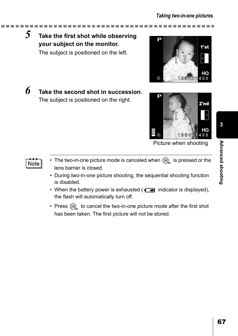 Olympus D-550 Zoom User Manual | Page 68 / 178