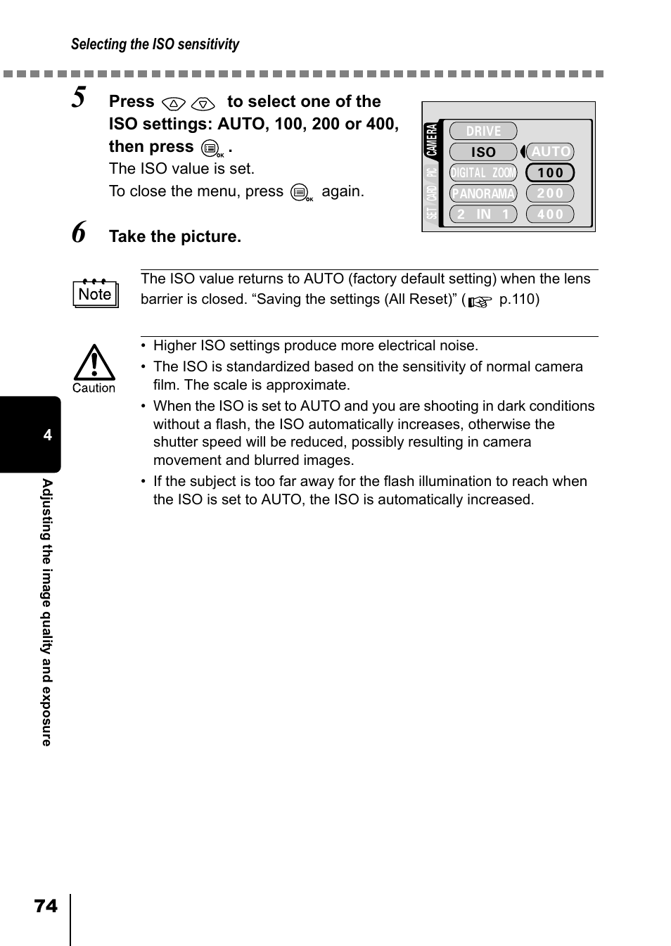 Olympus D-550 Zoom User Manual | Page 75 / 178