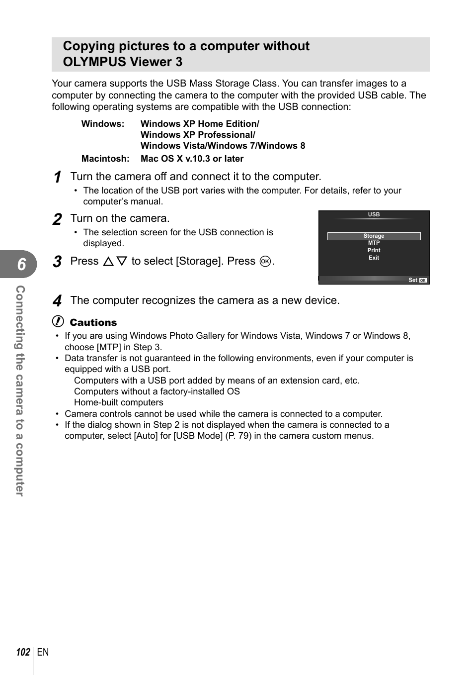 Olympus E-P5 User Manual | Page 102 / 149