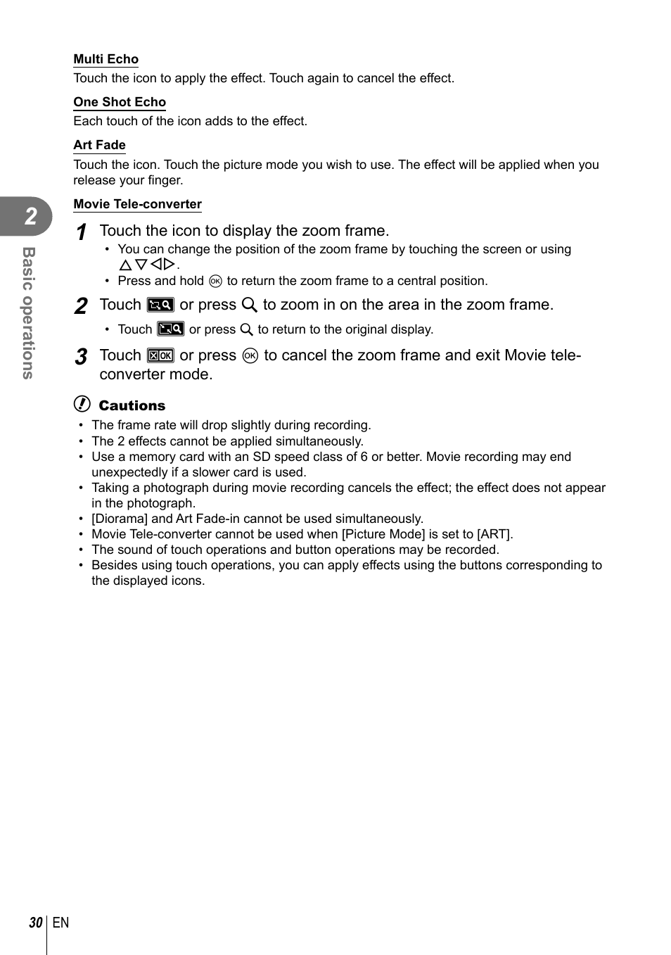 Olympus E-P5 User Manual | Page 30 / 149