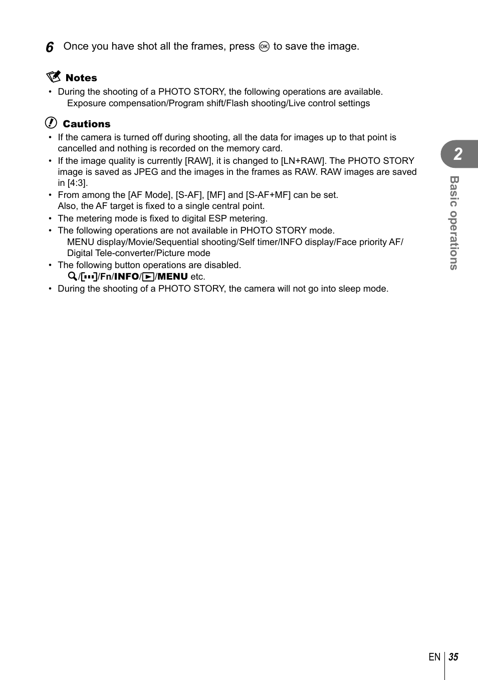 Olympus E-P5 User Manual | Page 35 / 149