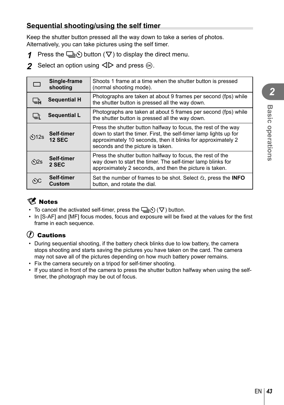 Olympus E-P5 User Manual | Page 43 / 149