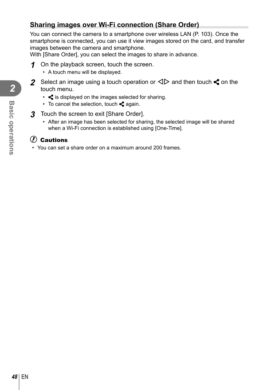 Olympus E-P5 User Manual | Page 48 / 149