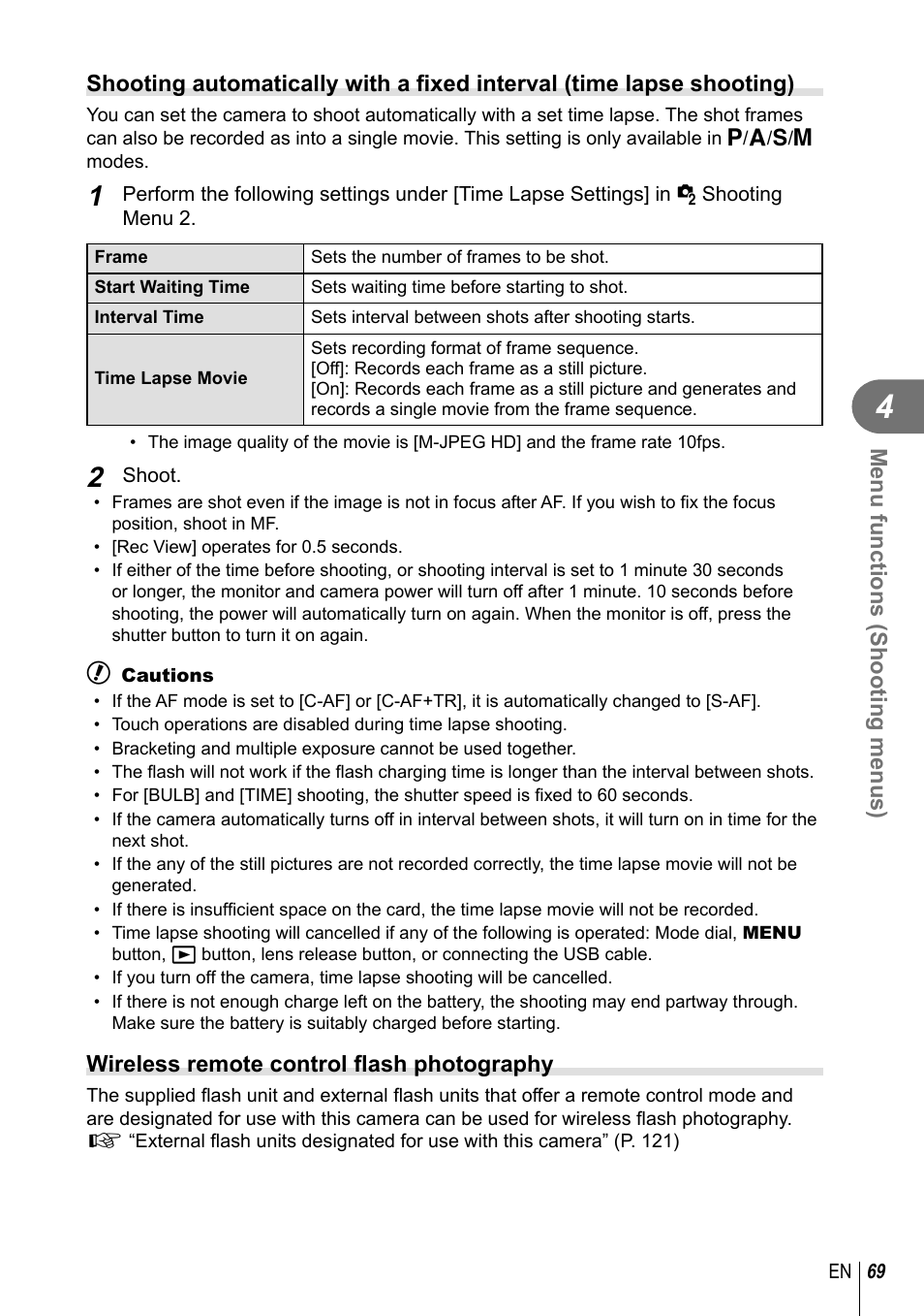 Olympus E-P5 User Manual | Page 69 / 149