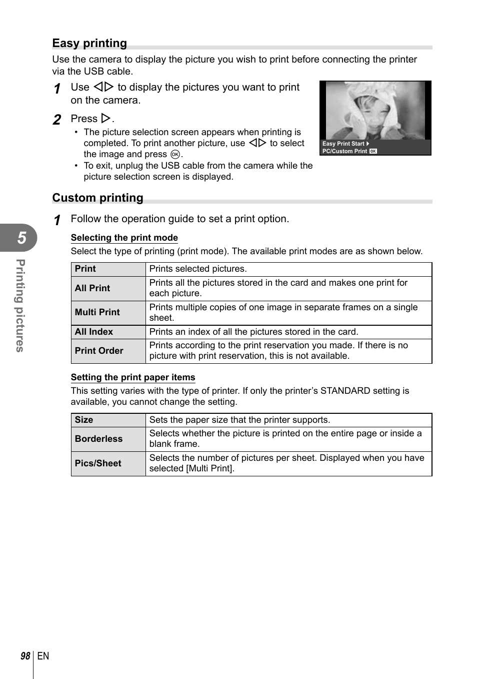 Olympus E-P5 User Manual | Page 98 / 149